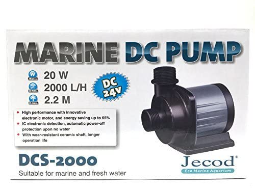 Jebao/Jecod Dcs-2000 Nano Dc Pump Adjustable Submersible Return Pump With Controller 520Gph #TOP6