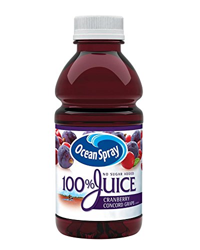 Image of Ocean Spray 100% Juice, Cranberry Concord Grape, 60 Oz, Pack of 6