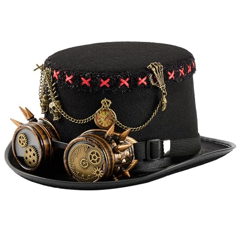 Chapeau haut de forme costume gothique pour cosplayeur et comédien