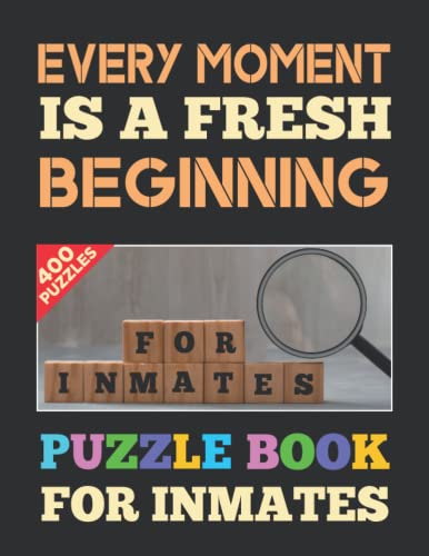 The ultimate activity puzzle book for inmates: Fun activity book for inmates or prisoners with 12 Variety Puzzles to kill time and boredom in jail or ... inmates / Paperback Book Gifts For Inmates