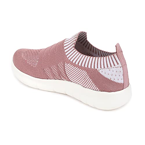 Image of Marc Loire Women's Lightweight Athleisure Knitted Active Wear Slip-On Sneaker Shoes for Sports, Athletics and Walking