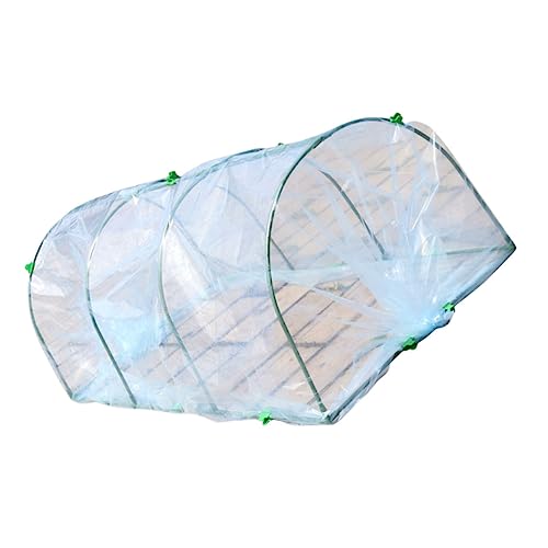 NUOBESTY Invernadero Plástico Portátil para Plantas Estructura Resistente para Exterior Accesorio de Jardín para Terrazas y Huertos Protección contra Frío y Lluvia Transparente