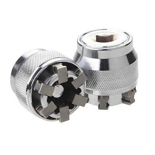 Abruga Adjustable Universal Socket Wrench, Professional 3/8" Inch to 3/4" Inch 10mm-19mm Universal Sockets Tools for 3/8" Drive Ratchet Torque Wrench and Power Drill (Socket1)