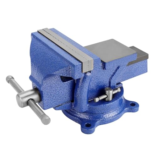 GREENSAPPIRE 5 Inch Table Vice 360 Swivel Base Cast Iron Bench Vise Tool