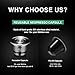 Reusable Refillable Coffee Capsule, Bresuve Stainless Steel Metal Refillable Coffee Capsule for Nesspresso Machine with 1 Spoon and 1 Brush