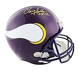 Chris Doleman Autographed/Signed Minnesota Vikings Throwback Full Size NFL Helmet with'HOF 12'...