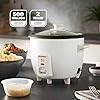 Geepas Rice Cooker, 0.6L | Electric Rice Cooker with Keep Warm Function, Automatic Cooking, Non-Stick Inner Pot | Includes Measuring Cup, Spatula & Glass Lid | 300W, 2 Year Warranty