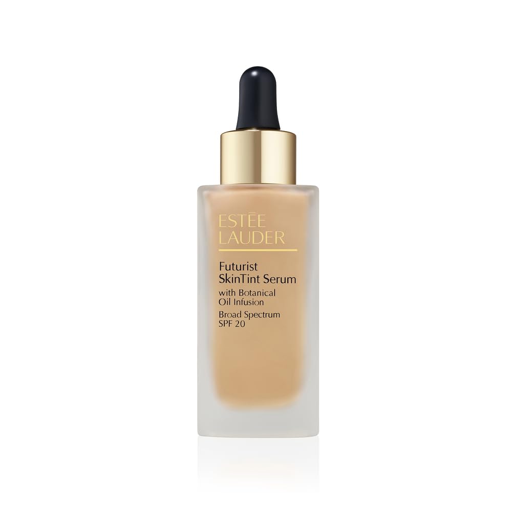 Estée Lauder Futurist Skin Tint Serum Foundation SPF 20 with Glycerin | Light Coverage, 1.0 Fl Oz