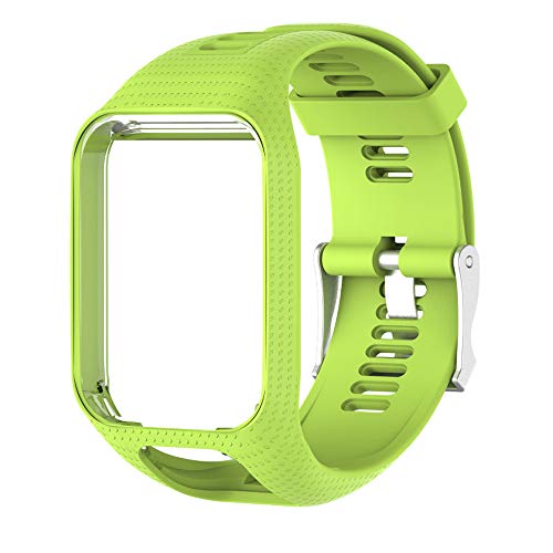 Voghtic Reemplazo Correa de Reloj para Tomtom, Pulsera de Silicona Suave Compatible conTomTom Runner 2/Runner 3/Spark 3/Golfer 2/Adventurer