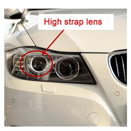 Coque de phare gauche pour BMW Série 3 E90 E91 2005-2008 en polycarbonate transparent