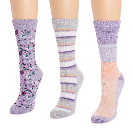Image of MUK LUKS Women's Cotton Compression Knee-High Socks