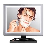 ToiletTree Products Deluxe LED Fogless Shower Mirror with Squeegee, 1.45 Ounce