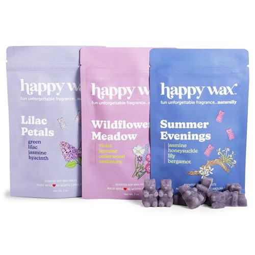 Image of Happy Wax Scented Soy Wax Melts 6oz Variety Pack - Floral Mix