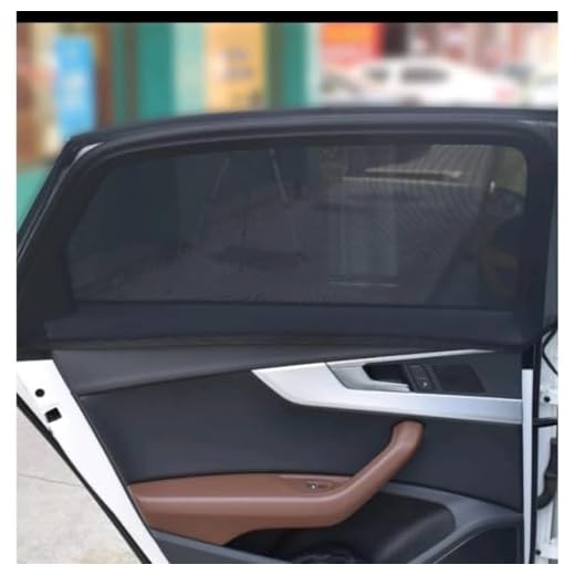 Kit 2 Capa Tela Mosquiteiro Cortina Proteção Solar Anti Vento Protetora Crianças Janelas Carro