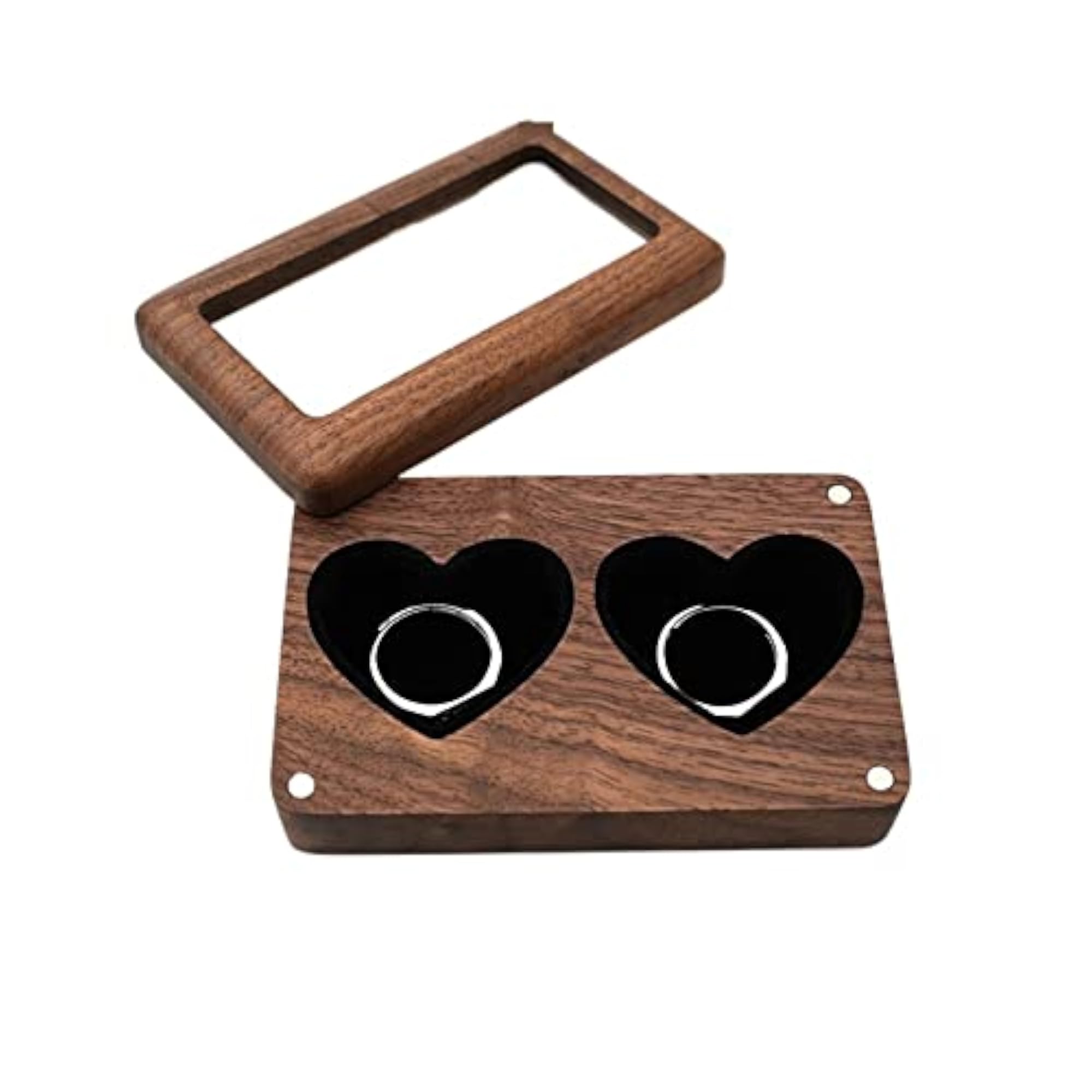 Custom Rustic Wedding Ring Box, Engagement Ring Holder