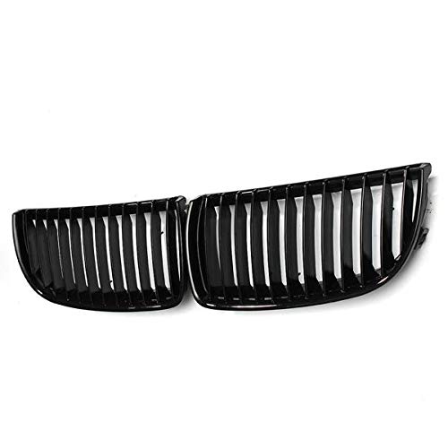 Viviance Grille de calandre avant noir brillant compatible avec BMW E90 E91 320i 323i 325i 330i 320d 335i 2005-2008