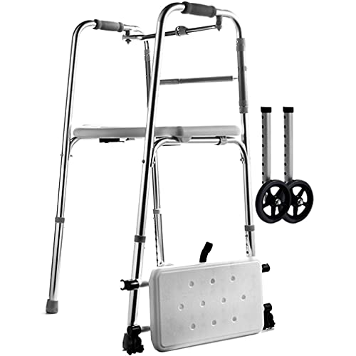 Cadre de réadaptation pliant en aluminium léger avec roues et hauteur réglable Tor .99s