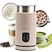 CHiATO milkPLAY Milchaufschäumer Elektrisch & Milchschäumer - 4- in-1 Milk Frother, Milchkocher & Milchwärmer für Cold Foam, Matcha, Kakao & Latte Macchiato (Beige Cream)