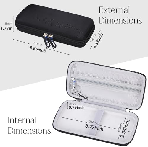 worfty Travel Carrying Case for Retroid Pocket 6/ G2/ 5/ 4/ 4pro Game Handheld Console (Case Only) - Hard Protective Carrying Storage Bag - 2