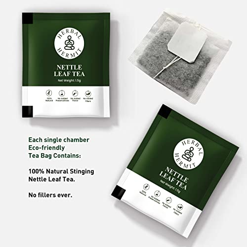 Nettle Tea Bags (25 nos) With 100% Pure Stinging Nettle Leaf (25 x 1.5g tea bags)