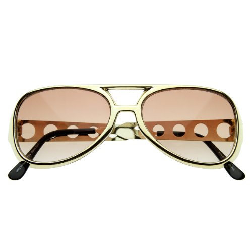 zeroUV Classic TCB Elvis Celebrity Style Aviator Sunglasses2