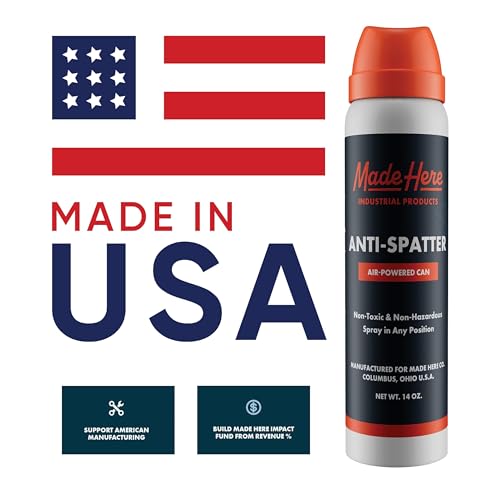 Made Here Co. Non-Toxic Anti-Spatter Spray - Non-Toxic, Air-Powered Arc Welding MIG and TIG Welding Solution for Clean Surfaces (14 oz) - Made in the USA by Made Here Co. - Used condition - Image 3