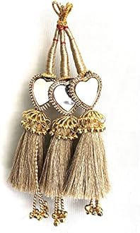 Mirror Design Paranda Parandi Braid Tassles Hair Accessory (Golden) pranda prandi Braid Extension (Gold)_Products_Newp6