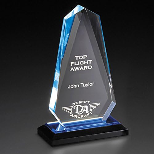 SHOP AWARDS AND GIFTS Acrylic Arrowhead Trophy Award Personalized, Customizable Engraved Work Business Corporate Prizes,