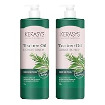 Kerasys Hair Clinic Tea Tree Oil 33.8 fl oz / 1L Conditioner, 2-Pack