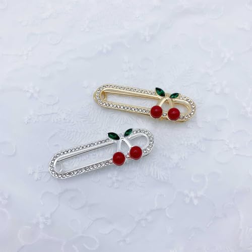 Image of 2 Pcs Scarf Ring Clips for Women Metal Shirt Tightener Cinch Buckle for Silk Scarf Shawl Blouse Sweater T Shirt Clothing Accessories