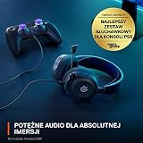 SteelSeries Arctis Nova 1P - Gamingowy zestaw słuchawkowy do wielu systemów — Przetworniki Hi-Fi — Dźwięk przestrzenny 360° — Mikrofon z funkcją redukcji szumów - Czarny, Przewodowy