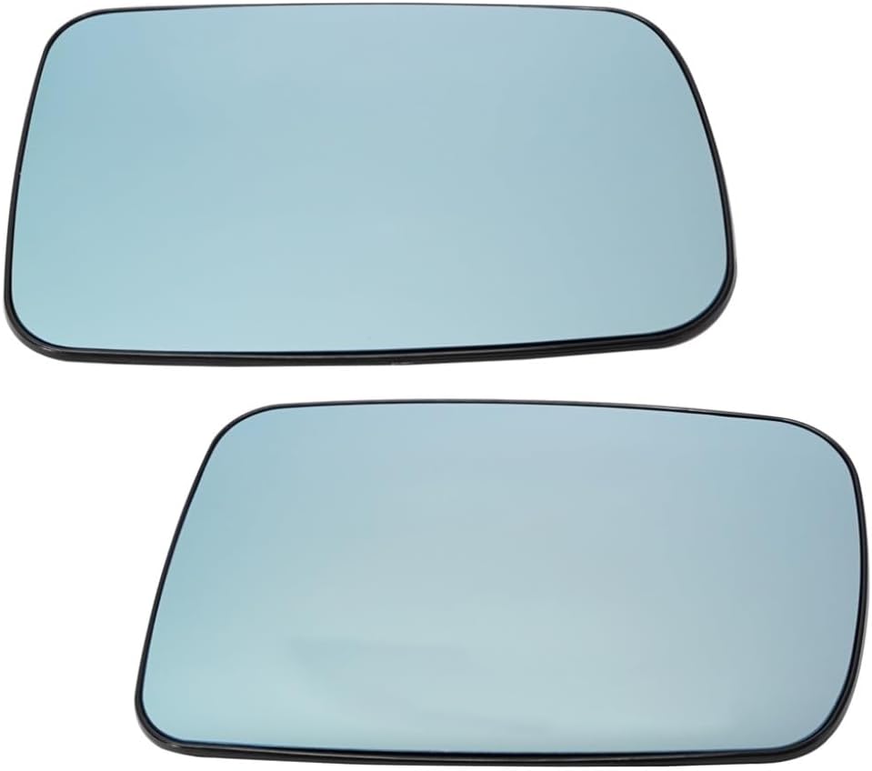 KarParts360 For BMW 325Ci/330Ci 2001 02 03 04 05 2006 Mirror Glass Driver and Passenger Side Pair | Heated | W/Backing Plate | Convertible/Coupe Model | BM1324105, BM1325105 | 51168247133, 51168247134