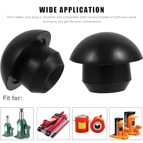 Image of DXNQ 12 PCS Bottle Jack Oil Filler Plugs, Rubber Conical Car Hydraulic Jack Oil Fill Plug Replacement, Portable Floor Bottle Plugs for Oil Reservoir Plug Seals Nozzle Repair Parts