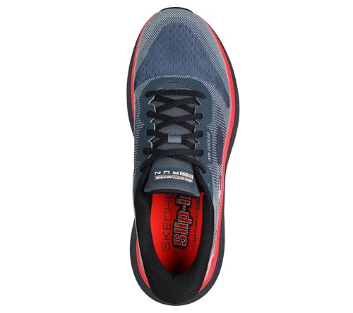 Skechers Men's Hands Free Slip-ins Max Cushioning Endeavour-Exciton Sneaker, Slate, 10.5