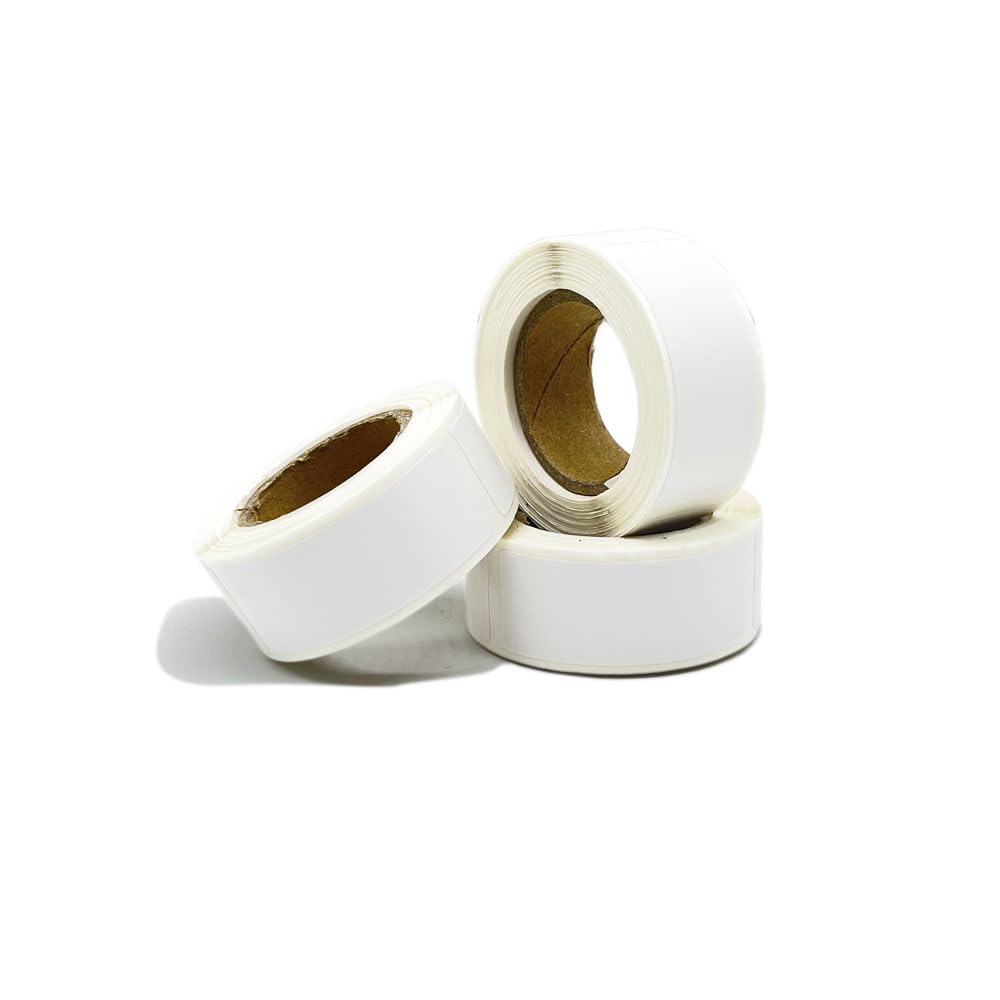 OEka15 * 40mm (0.6"*1.57") Portable Label Maker White Thermal Labels Compatible with Marklife P11&P12&P50 and Other Thermal Printer Total 150Pcsx 3 Roll per Pack