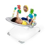 Bright Starts Playful Paradise Comfy Baby Bouncer Seat with Soothing Vibration and Toys, Unisex, 0-6 Months - Image 4