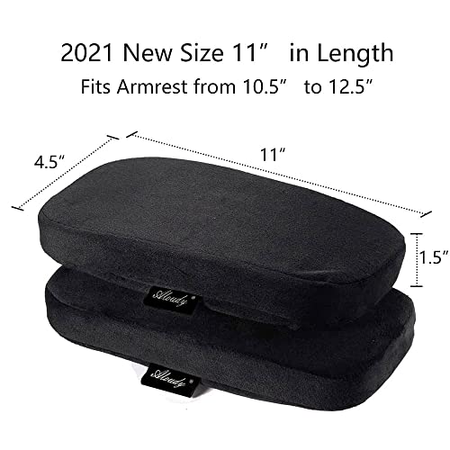 Aloudy Arm Rest Pillow, 2021 New Size 11â Office Chair Armrest Cover Pads, Comfy Desk Chair Cushions for Elbows and Forearms(Large, Set of 2) - Image 3