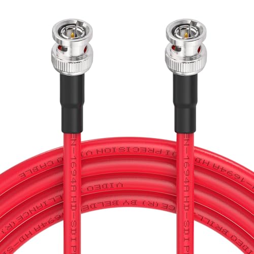 Cable BNC de 75 ohmios y 15 pies con soporte de vídeo digital 4K y 6K