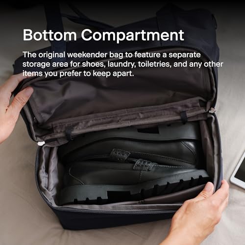 Lo & Sons Catalina Deluxe Tote - Spacious Travel & Everyday Bag With Shoe Compartment, Luggage Sleeve, Padded Strap | Versatile Premium Durable Bag For Women, Men for Weekend, Hospital, Gym, Carry On