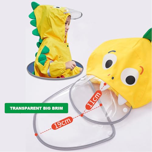 Kids Puddle Suit Girls Boys All in One Rainsuit Hooded Raincoat Rain Jacket3