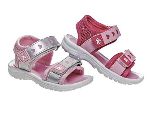 Image of Rugged Bear Girls Sport Active Summer Open Toe Sandals (Toddler)