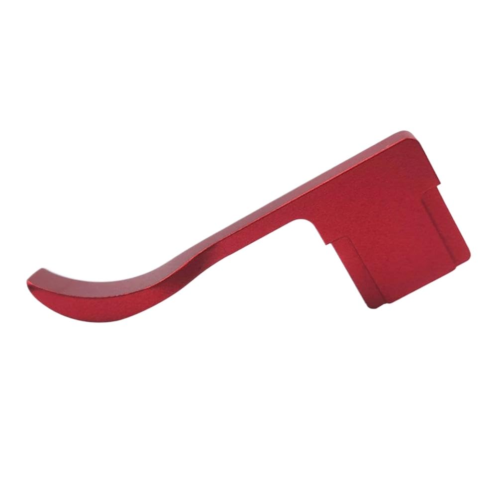 Cubierta de aluminio para zapata con mango de agarre con el pulgar hacia arriba para cámara A7C(Red)