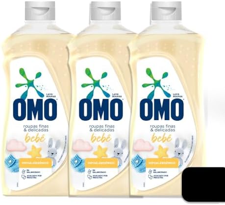 OMO Sabão Líquido para Roupas Finas e Delicadas, Bebê, Hipoalergê...