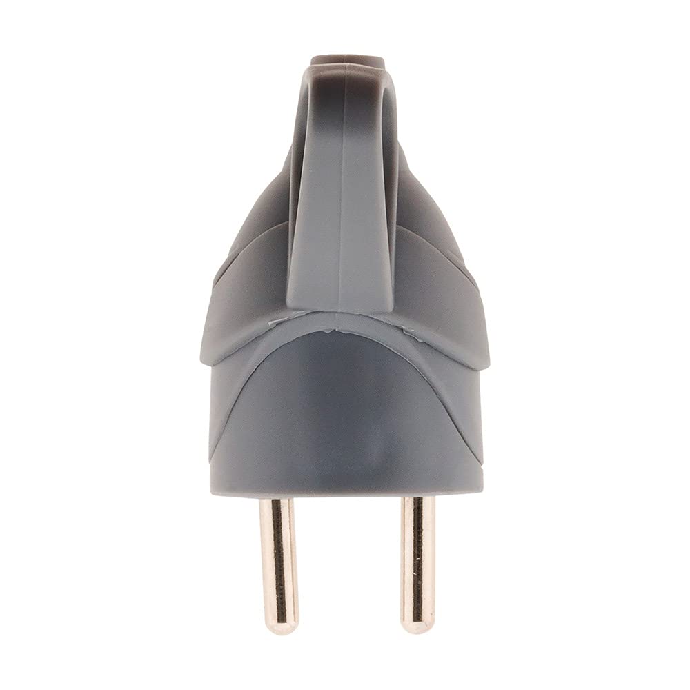 Zenitech Fiche mâle anneau 16A 2P+T gris