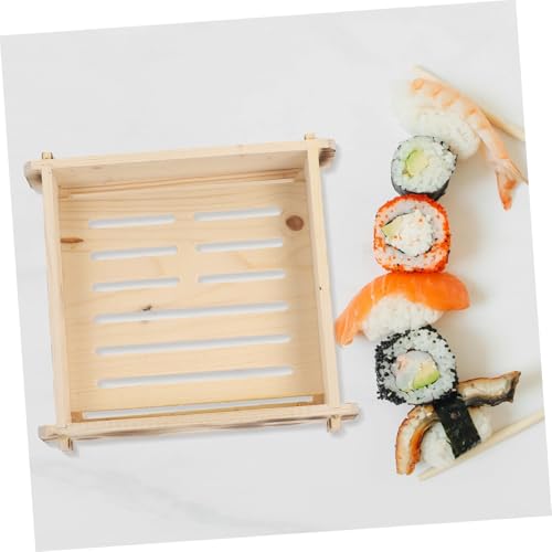 Bandeja Rectangular de Madera para Sushi miniatura 4