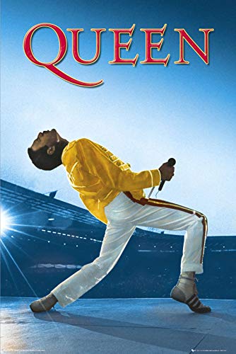 Theissen Queen, Wembley, Music Poster - Matte Poster Frameless Gift 11 x 17 inch(28cm x 43cm) *IT-00093