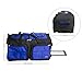 Dejuno 20-Inch Carry-on Rolling Duffle Bag, Blue, One Size
