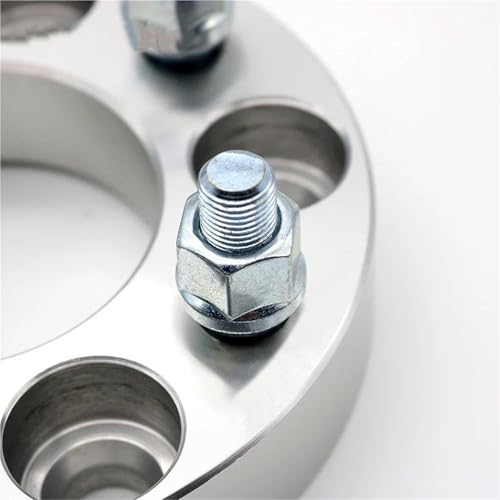 Adaptateur de moyeu de roue en alu forgé élargisseur de voie 50mm argenté pour Suzuki Jimny