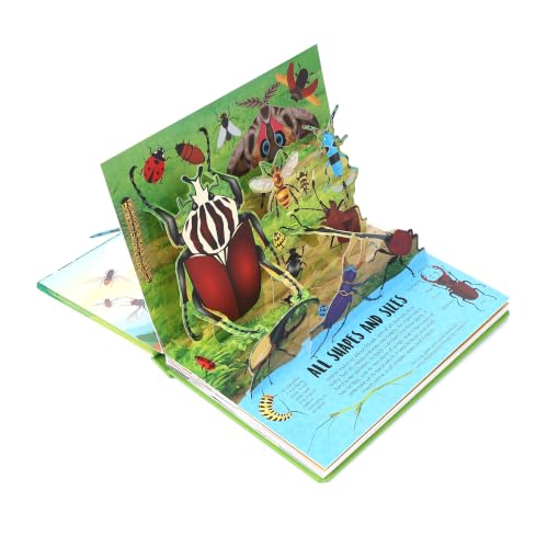 Image of Pop Up Insects Book for Kids: Bugs, Bees, Beetles, Butterflies & Discover The World of Insects | Interactive Learning | Nature's Mini Beasts | Educational Fun | Children's Nature Pop-Up Book