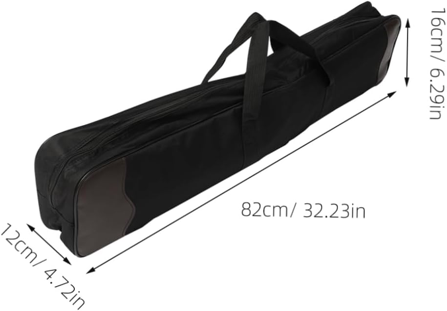 Healifty Portable Split Storage Bag for Compound and Recurve Bows Heavy Duty Carry Case with Double Zipper and Shoulder Strap for Outdoor Hunting and Shooting